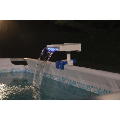 Bestway Cascade d’eau apaisante à LED pour piscine