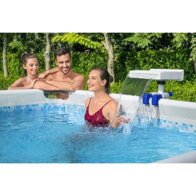 Bestway Cascade d’eau apaisante à LED pour piscine