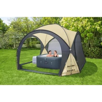 Dôme de protection pour spa Lay-Z-Spa - BESTWAY - Gris - 390x390x255 cm
