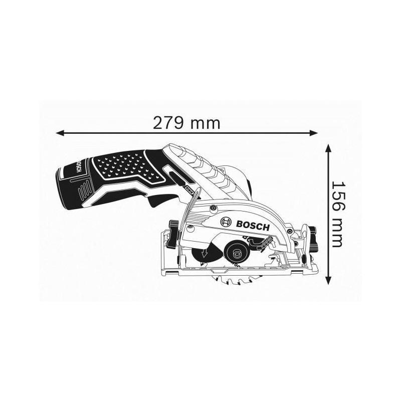 Scie circulaire 12V compacte - BOSCH - 06016A1002