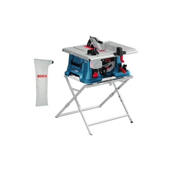Scie sur table Bosch Professional GTS 18V-216 BITURBO+GTA 56 - sans fil - 216mm - 4500 tours/min