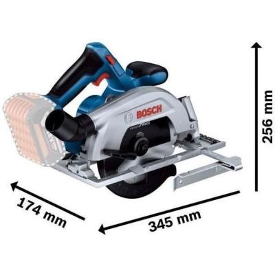 Scie circulaire Bosch Professional GKS 18V-57-2 - Compacte et puissante