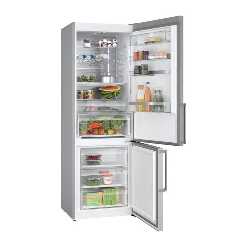 Réfrigérateur combiné BOSCH - 440L - No Frost - INOX