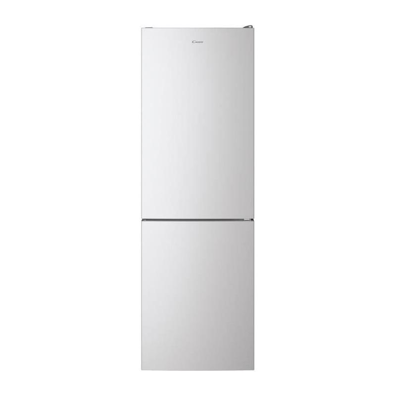 Réfrigérateur combiné 341L CANDY - Argent compact et efficace!