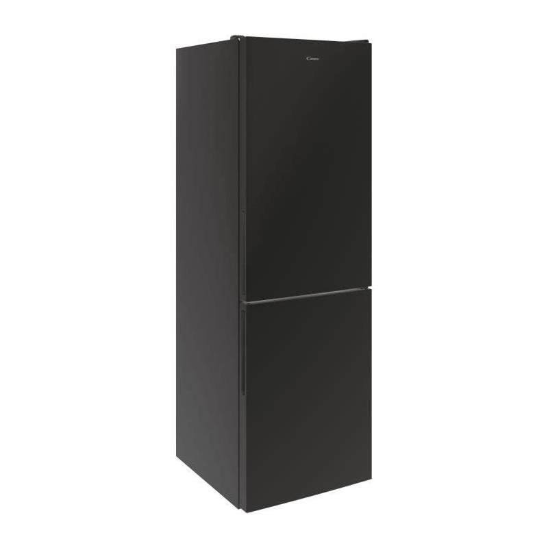 Réfrigérateur Combiné CANDY Noir - 341L - Classe E