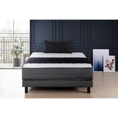Ensemble matelas + sommier 140x190 cm - Mémoire de forme - 28cm - 5 zones