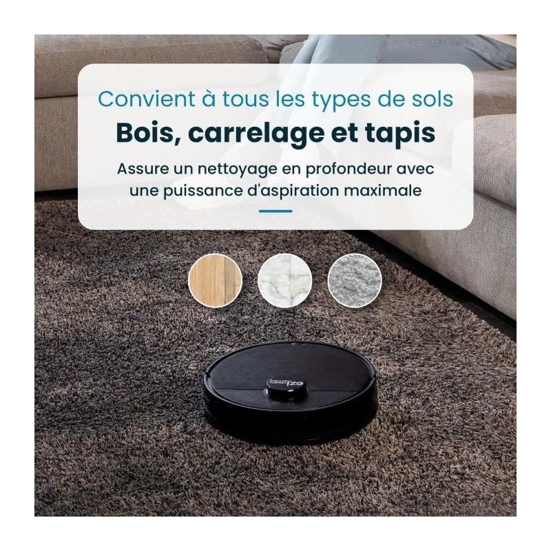 Aspirateur Robot EZIclean I-BOT Z6 MAX: Connecté, Puissant et Compact