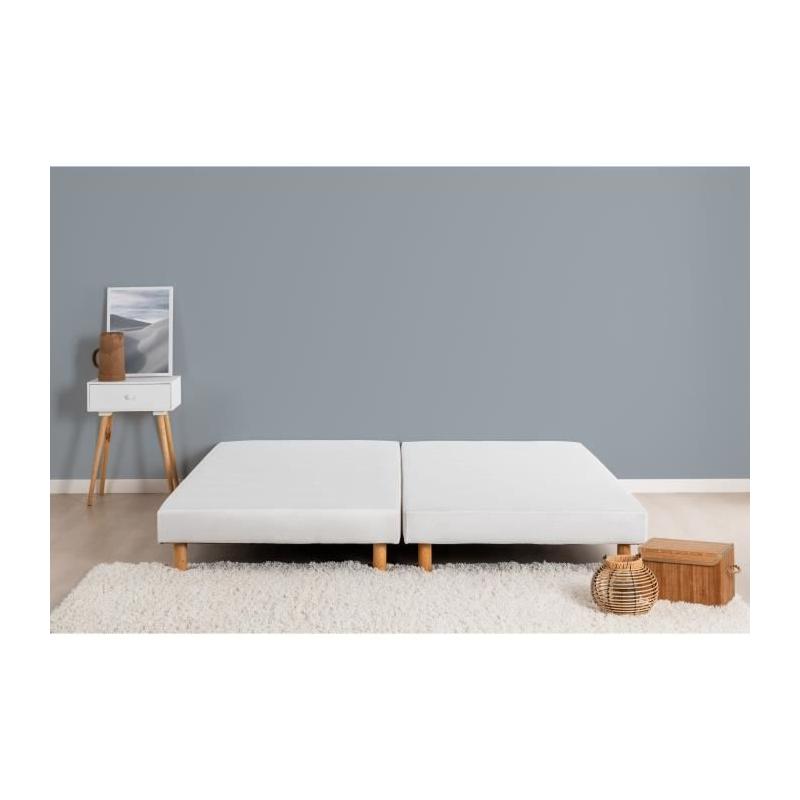 Sommier DEKO DREAM Rakenne - 180x200 - Bois massif blanc