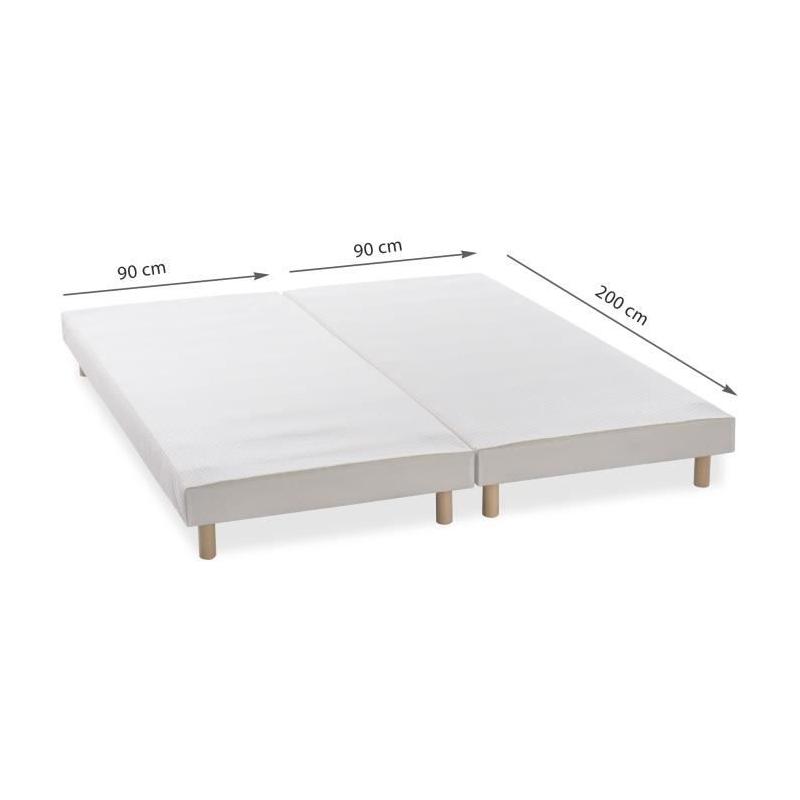 Sommier DEKO DREAM Rakenne - 180x200 - Bois massif blanc