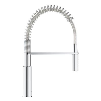 Robinet évier de cuisine GROHE Get - Design professionnel, 2 jets