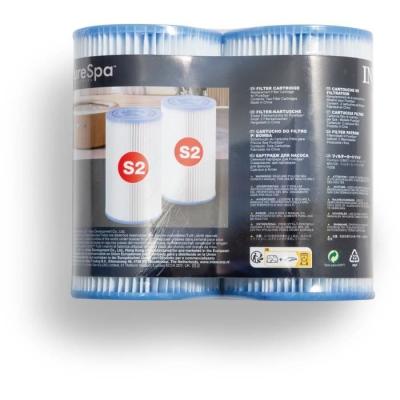 Filtre Intex Lot de 2 Résistant à Fibre Dacron