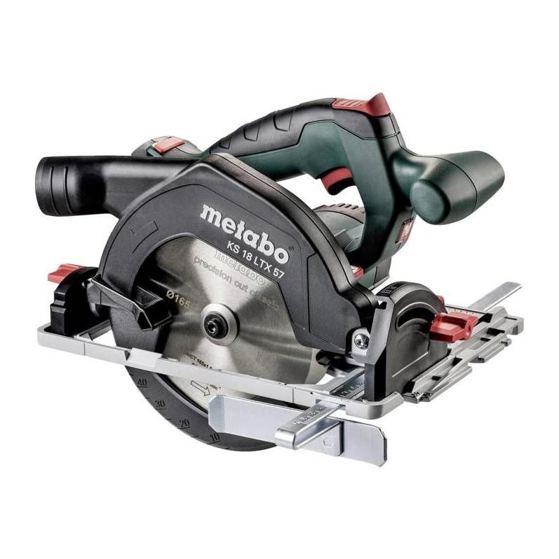 Scie circulaire portative sans fil Metabo 18V - KS 18 LTX 57 - MetaBOX 340