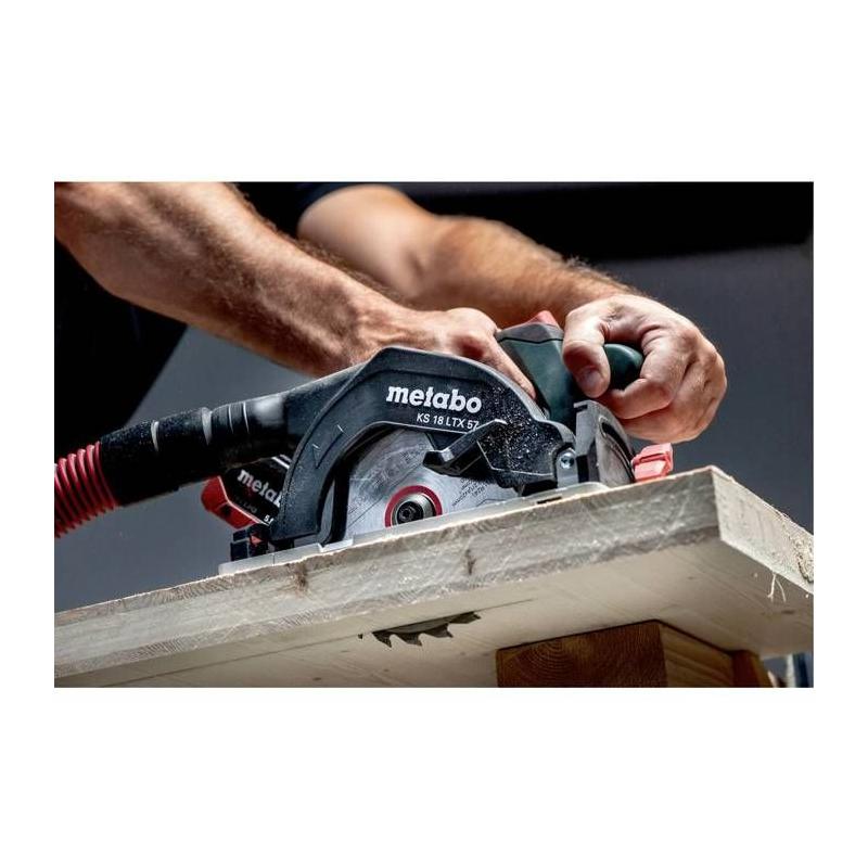 Scie circulaire portative sans fil Metabo 18V - KS 18 LTX 57 - MetaBOX 340