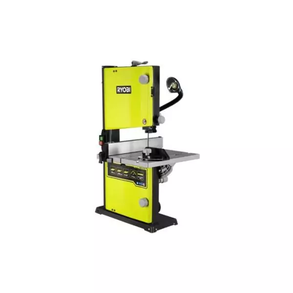 RYOBI - Scie a ruban 250 W - largeur de passe 228 mm - capacité de coupe 228 mm - lampe de travail + lame 1 511 x 6,5 mm - RBS2