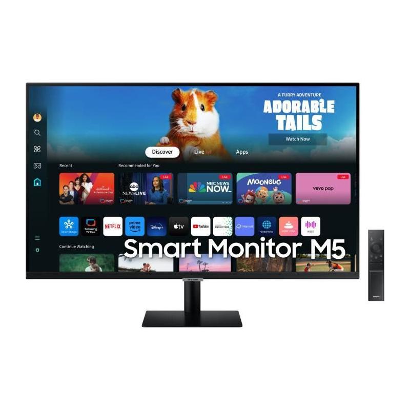 Écran PC Samsung - Smart Monitor M5 CM500 - 27" FHD VA - HDMI - Noir