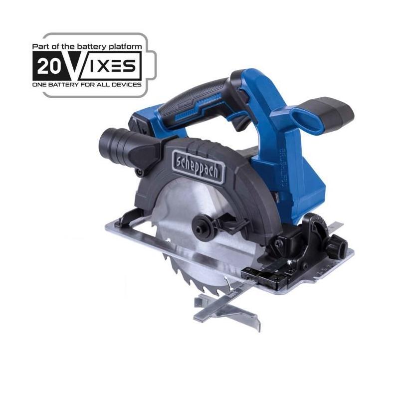 Scie circulaire sans fil 20V IXES - lame 165mm brushless