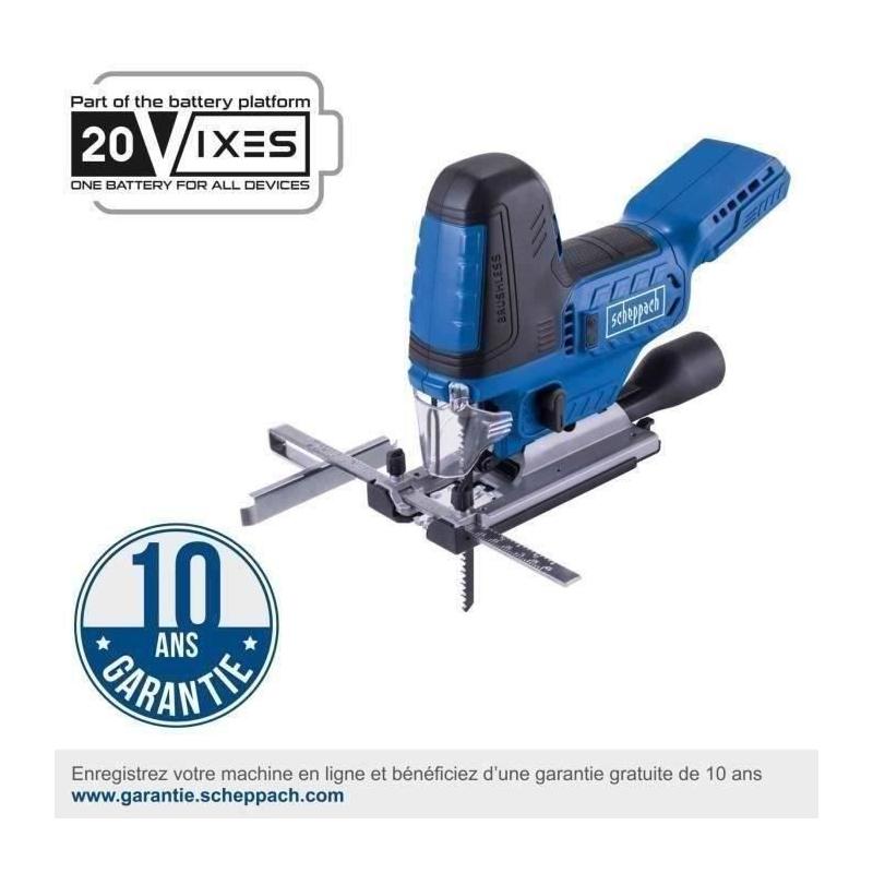 Scie sauteuse sans fil SCHEPPACH 20V IXES - compacte et polyvalente