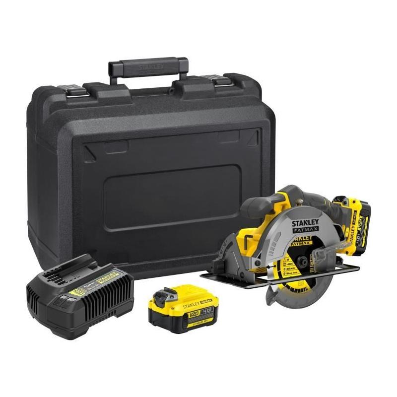 Scie Circulaire STANLEY FATMAX V20 165mm - 2 Batteries 4Ah