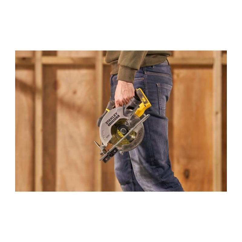 Scie Circulaire puissante 18V Stanley Fatmax V20 - SFMCS500B-XJ