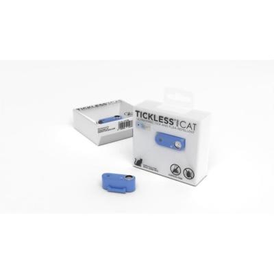 Répulsif ultrason chat TICKLESS MINI CAT - Anti-tiques et puces - Bleu grec
