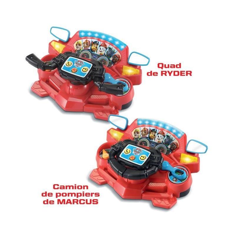 VTECH PAT PATROUILLE - MISSION PILOTE 2 EN 1 avec dimensions compactes