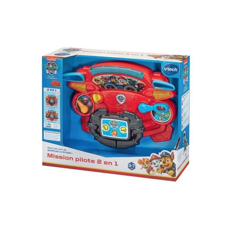 VTECH PAT PATROUILLE - MISSION PILOTE 2 EN 1 avec dimensions compactes
