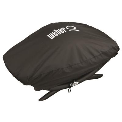 Protection optimale pour votre barbecue Weber Q2000 avec la housse noire - Dimensions compactes: 22x11x7 cm