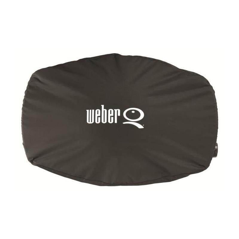 Protection optimale pour votre barbecue Weber Q2000 avec la housse noire - Dimensions compactes: 22x11x7 cm