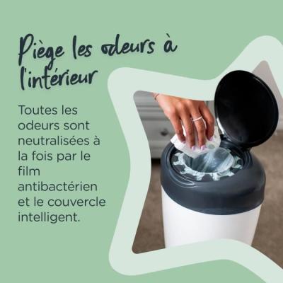 Recharges Poubelle à Couches TOMMEE TIPPEE Simplee Sangenic - Lot de 3