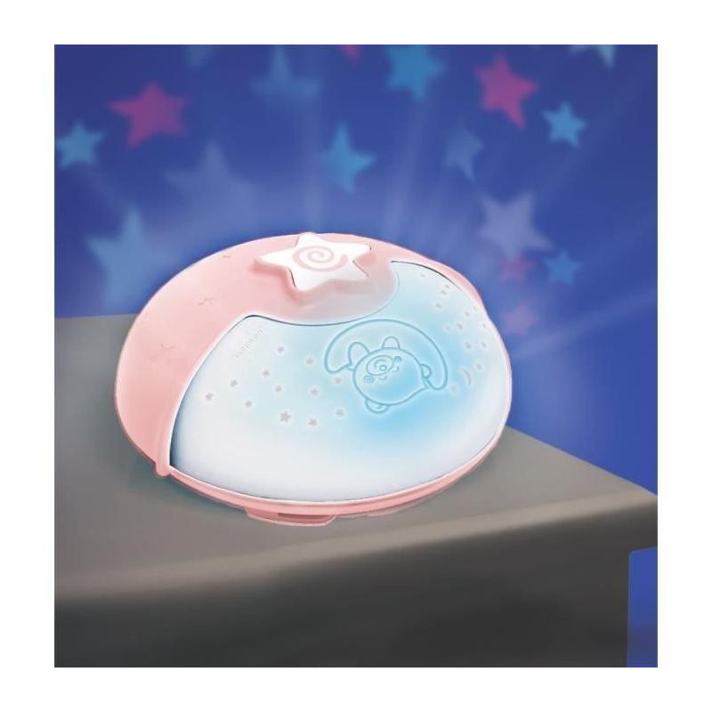 Veilleuse projecteur Lumiere apaisante - INFANTINO - Rose