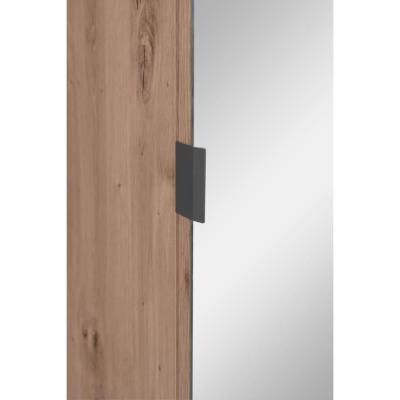 Vestiaire avec miroir MEDAN 42A - Anthracite / Chene artisan • 80 x 190 x 37 cm