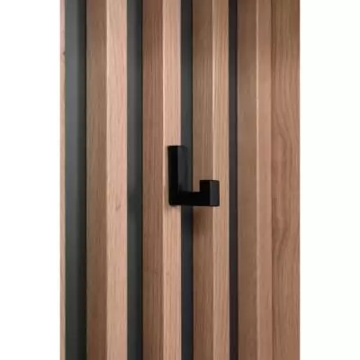 Vestiaire avec miroir MEDAN 42A - Anthracite / Chene artisan • 80 x 190 x 37 cm