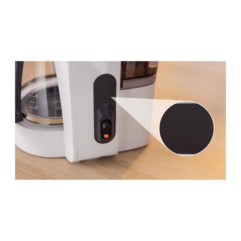 Cafetière Filtre BOSCH TKA2M111 MyMoment 1,25L Blanche - Anti-gouttes