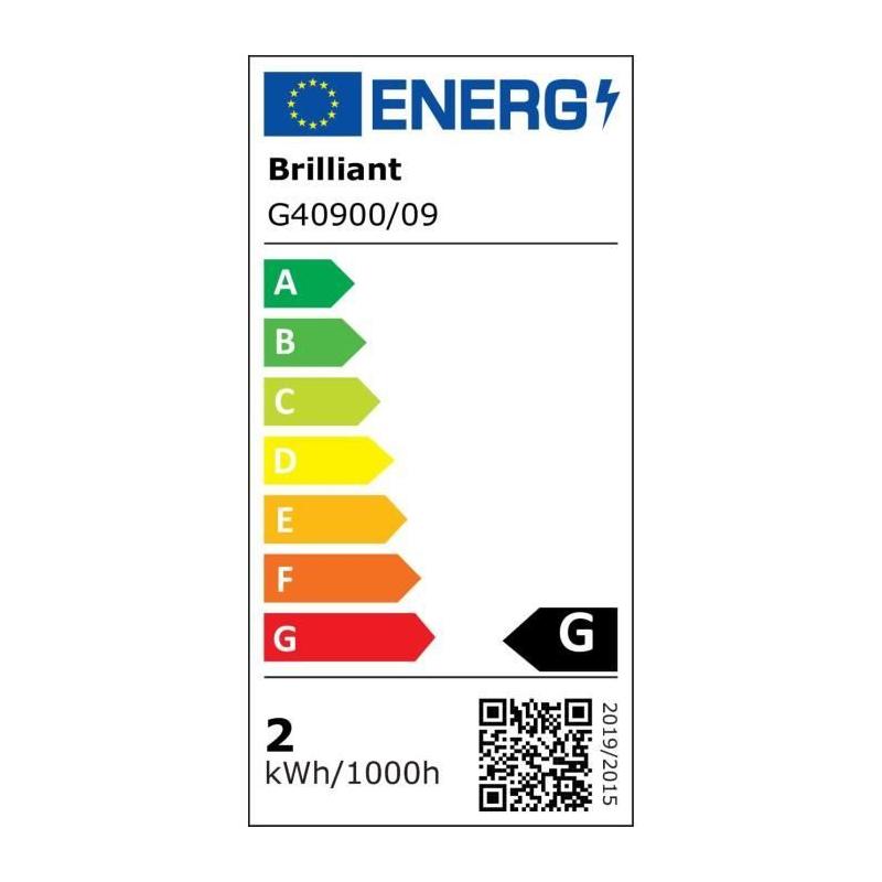 Lampe à poser BRILLANT JONA - Éclairage LED 2W - Design Métal - IP44 - Beige
