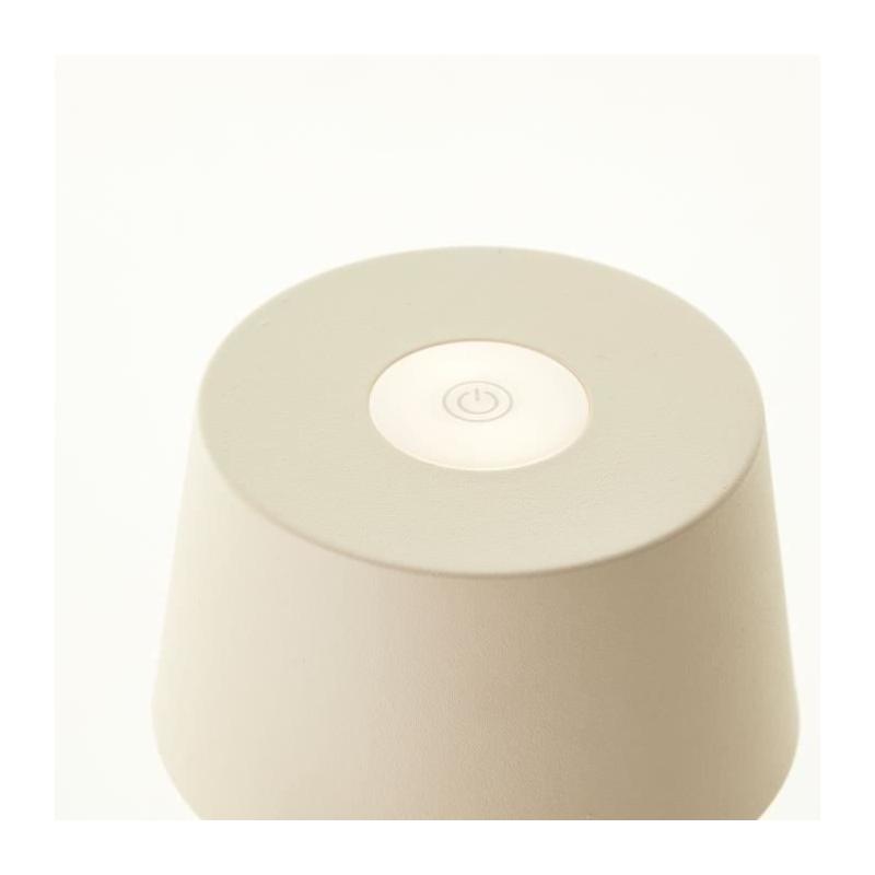Lampe à poser BRILLANT JONA - Éclairage LED 2W - Design Métal - IP44 - Beige