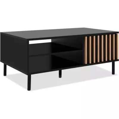 Table basse moderne MONZA 55A - Noir / Chene artisan - Livraison compacte Table basse moderne MONZA 55A - Noir / Chene artisan - Livraison compacte