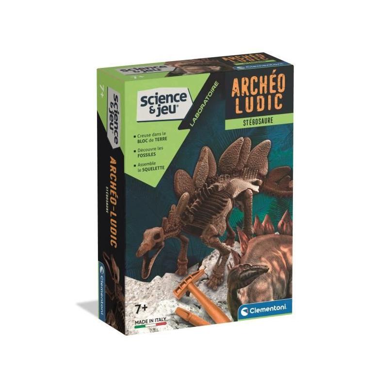 Découvrez le jeu Archéo Ludic Stégosaure CLEMENTONI - CLE EVEIL