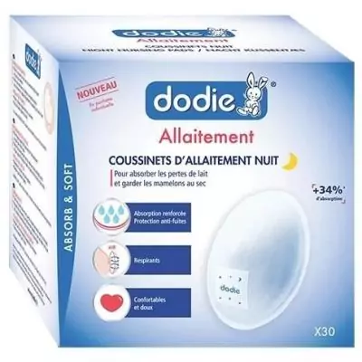 Couches d'allaitement pour la nuit - 30 coussinets