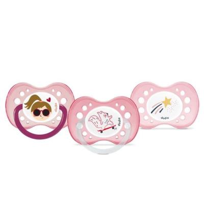 Lot de 3 sucettes anatomiques jour et nuit +18 mois - Pratique et confortable