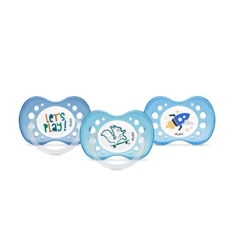 Sucettes Anatomiques DODIE +18 Mois sans BPA -Lot de 3