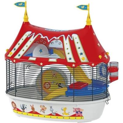 Cage pour hamster Circus Fun 49,5x34x42,5 cm - Rouge