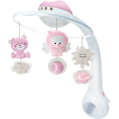 Mobile musical et projecteur - INFANTINO - Douce Nuit 3-en-1 - Rose - Compact dimensions: 42x31x13 cm