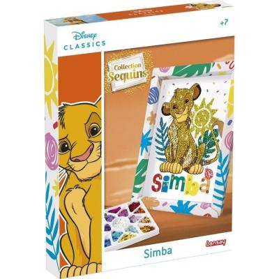 Jeu de création avec paillettes Simba Le Roi Lion - À partir de 7 ans