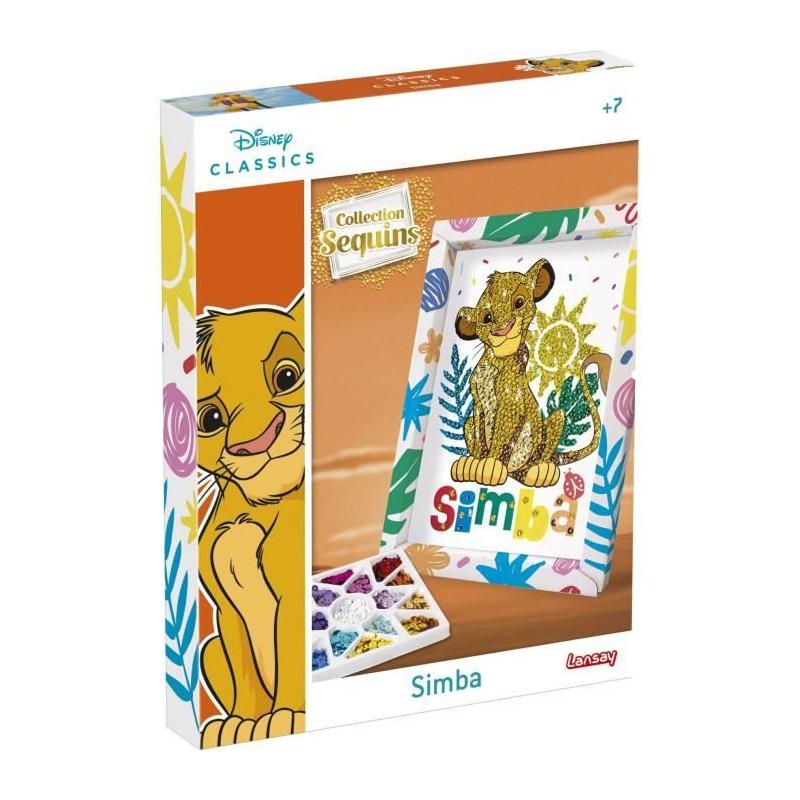 Jeu de création avec paillettes Simba Le Roi Lion - À partir de 7 ans