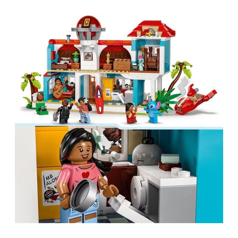 LEGO | Disney La Maison sur la Plage de Lilo et Stitch 43268 : Jeu de Construction Fun