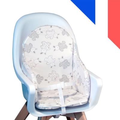 Coussin Chaise Haute Bébé Looping | Imperméable, Sangles, Made in France