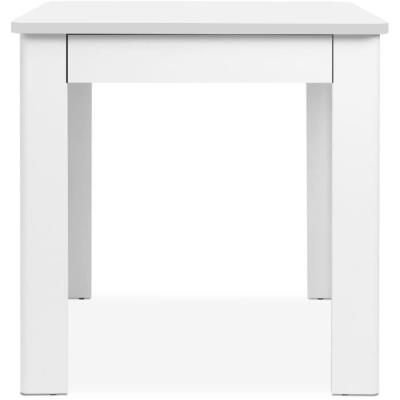 Table OSLO - Rectangulaire Blanc - 4 personnes - 80 x 77 x 80 cm