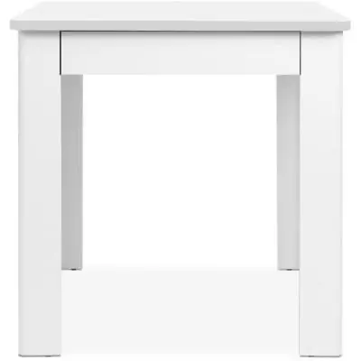 Table OSLO - Rectangulaire Blanc - 4 personnes - 80 x 77 x 80 cm