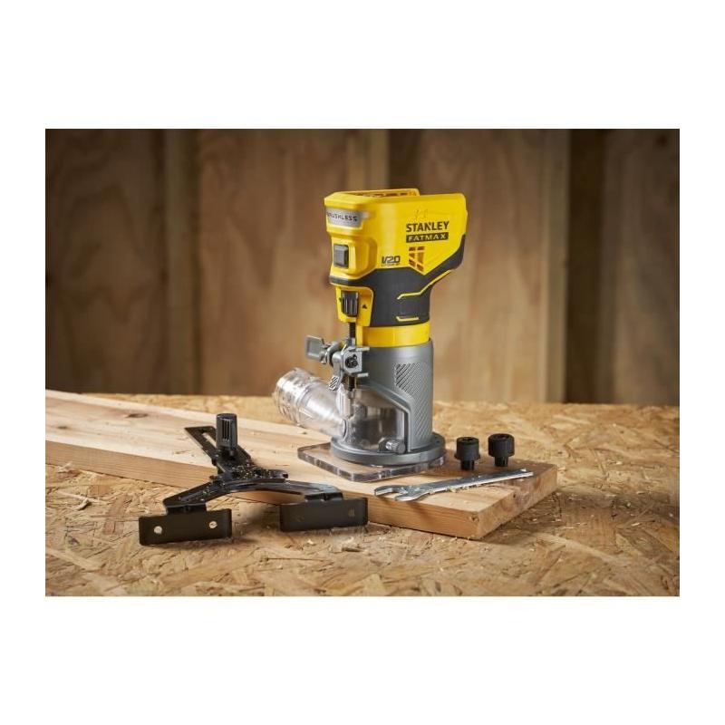 Affleureuse Brushless Lithium 18V STANLEY FATMAX - Performante et compacte