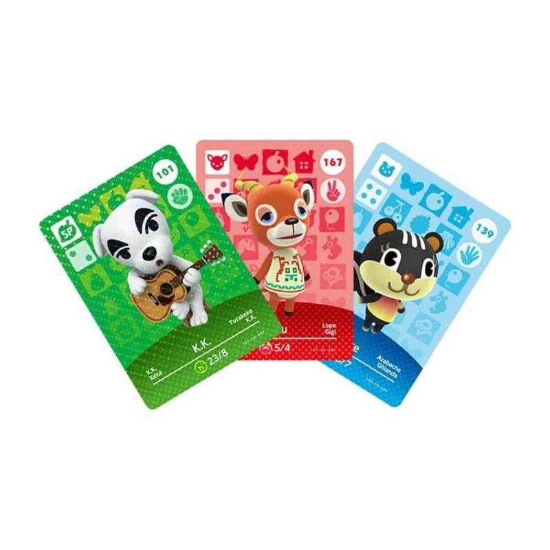 Cartes Amiibo Animal Crossing Série 2 • Pack de 3 cartes